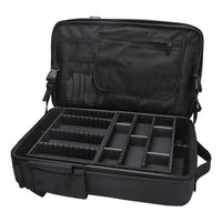 Black Portable High Capacity Backpack For Makeup Artistsmultifunctional