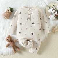 Baby Boys And Girls Floral One-piece