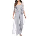 Blouse Hollow Lace Jacket Jumpsuit Women's Simple Suit