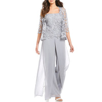 Blouse Hollow Lace Jacket Jumpsuit Women's Simple Suit