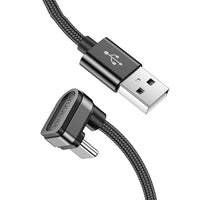 Braided Charging U-shaped Nylon Type-C Elbow Data Cable