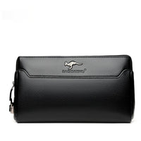 Men's Leather Clutch Anti-theft Password Lock