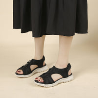 Women's Platform Mesh Breathable Sports-Style Sandals