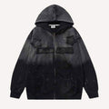 Men's Loose Casual Printed Hooded Sweatshirt