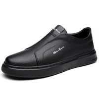 Casual And Comfortable Breathable Non-slip Trendy Soft Bottom Rubber Round Toe Flat Heel Slip-on Shoes