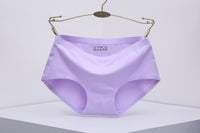 One Piece Seamless Women's Underwear Mid-waist Sexy Cotton Briefs