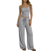SpringSummer New Womens Vest And Camisole Set