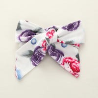 Children's Solid Color Top Rose Shorts Set