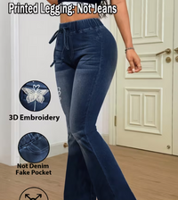 Drawstring Design Faux Pockets And A Comfortable Wide Waistband Pants