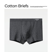 7A Antibacterial Crotch Summer Breathable Plus Size Purified Cotton Men's Underwear