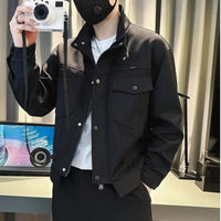 Men's Trendy Tooling Stand Collar Jacket All Match