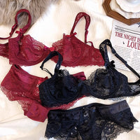 Women's Fashion Lace French Ultra-thin Bra