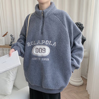 Men's Fashion Casual Loose Lamb Wool Cotton Coat