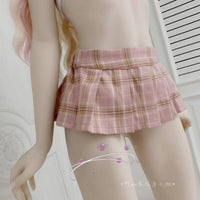 Sexy Women's Unlined Pleated Skirt