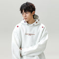 INS Ethnic-style Textured Embroidery Heavyweight Hooded Sweatshirt