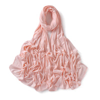 56 Colors Solid Color Modal Scarf Small Size Monochrome Jersey Veil Mercerized Cotton Scarf