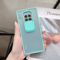 Sliding window lens for Huawei mobile phone case