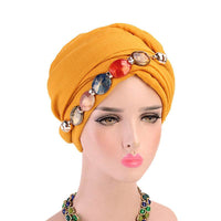 Balinese wrap head scarf hat