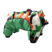 Dog camouflage cotton coat