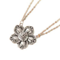Retro Bohemian Creative Flower Pendant Necklace
