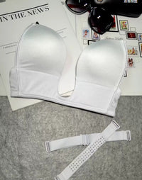 U-shaped gathered ladies underwear