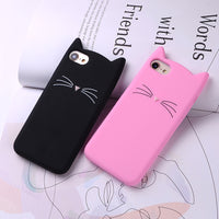 Cat ears and whiskers phone case