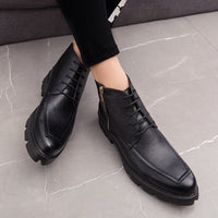 Korean version of plus warm Martin boots