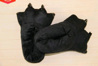 Winter Soft Warm Dinosaur Paw Funny Slippers for Men Women Kids Parent-child Home House Slipper Shoes Room Cotton Shoes