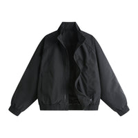 Loose-fit Plus-size Stand-collar Jacket Men's Outerwear Top