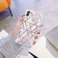 Splicing laser diamond phone case