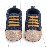 Baby sequined stars toddler shoes