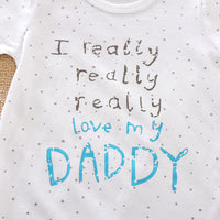 Baby jumpsuit with short sleeves