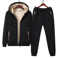 Winter Fleece-lined Thick Lambskin Coat