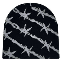 Outdoor Keep Warm Double Jacquard Knitted Hat Men's And Women's Hats