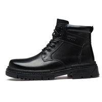 First layer leather Martin boots