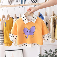 Children 0-3 years old vest shirt two-piece suit