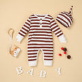 Cotton long-sleeved jumpsuit
