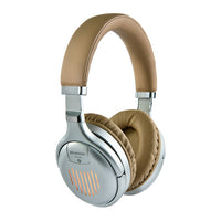 Folding headset with stereo wireless headset