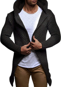 Men's Fashion Hooded Cardigan Sweater Coat