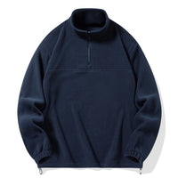 Mens Winter Fleece Pile Lambswool Jumper