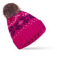 New Big Snowflake Christmas Woolen Hat Warm Hood Knitted Hat
