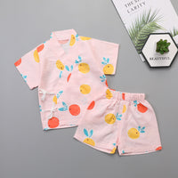 Newborn Gauze Air-Conditioned Pajamas