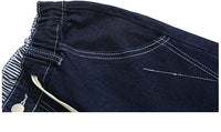 Men's Casual Retro Drawstring Five Quarter Pants