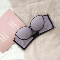 No steel ring gathers strapless underwear