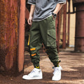 Multi-pocket overalls men's trendy leggings