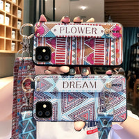 Chinese style messenger lanyard phone case
