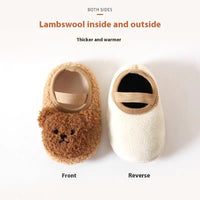 Baby Floor Socks Winter Thickened Baby Indoor Shoes Non-slip