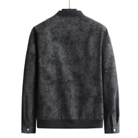 Men's Casual Loose Suede Jacket