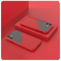 Frosted lens protection phone case