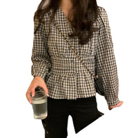 Spring Retro Sweet Style All-matching Top